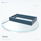 LS-SDL-0185 — Shadowless lights, 3D view 2. CAD-based illustration; finish is representative.