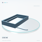 LS-SDL-0185 — Shadowless lights, 3D view 3. CAD-based illustration; finish is representative.