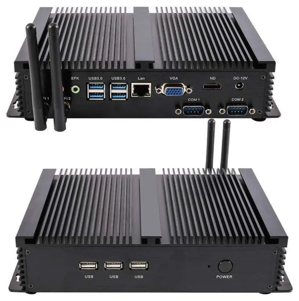 Fanless industrial PC, Intel Core i3-7020U (LS-IPC-0058)