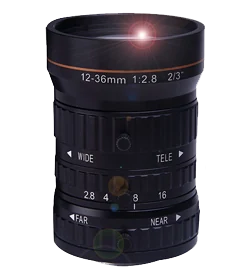 12-36 mm, 2/3", 5 MP, C-mount Machine Vision Zoom Lens (LS-FFL-1180)