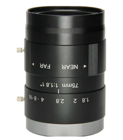75 mm, 1", 5 MP, C-mount machine vision lens