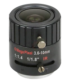 3.6-10 mm, 1/1.8", 6 MP, CS-mount Varifocal CCTV Lens (LS-SVD3610IR-6M)