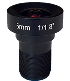5 mm, 1/1.8", 6 MP, M12-mount M12 Board Lens, 5.0 mm (LS-MBL-0102)
