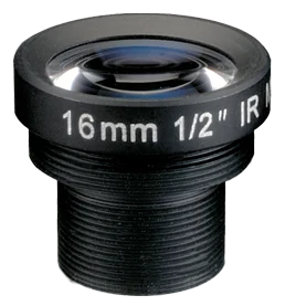 16 mm, 1/2", 5 MP, M12-mount M12 Board Lens (LS-MBL-0093)