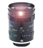 16 mm, 1", 5 MP, C-mount Machine Vision Lens, F1.4 Manual Iris (LS-FFL-0608)