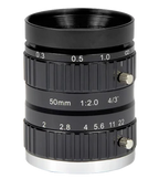 50 mm, 4/3", 10 MP, C-mount Machine Vision Lens (LS-FFL-0711)