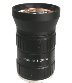 12 mm, 2/3", 8 MP, C-mount Machine Vision Lens, F1.4 Manual iris (LS-SMV12J14-8M)