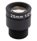 25 mm, 1/2", 4 MP, M12-mount Low-Distortion M12 Lens (LS-MBL-0128)