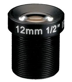 12 mm、1/1.8"、5 MP、M12 板級鏡頭