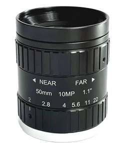50 mm, 1.1", 10 MP Machine Vision Lens (LS-FFL-0559)