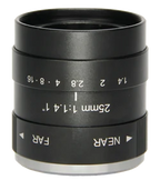 25 mm, 1", 5 MP, C-mount Machine Vision Lens, 0.0325x ~ 0.27x (LS-S1MV2514-5MC)