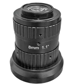 8 mm, 1.1", 20 MP, C-mount Machine Vision Lens (LS-FFL-0536)