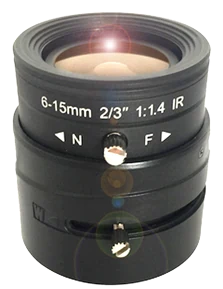 6-15 mm, 2/3", 3 MP, C-mount Varifocal CCTV Lens (LS-SVD61514IR-3M)