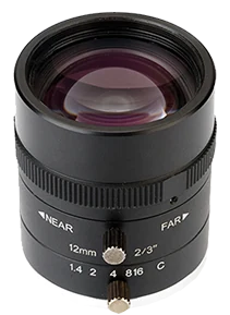12 mm, 2/3", 5 MP, C-mount Machine Vision Lens (LS-SMV1214-5M)