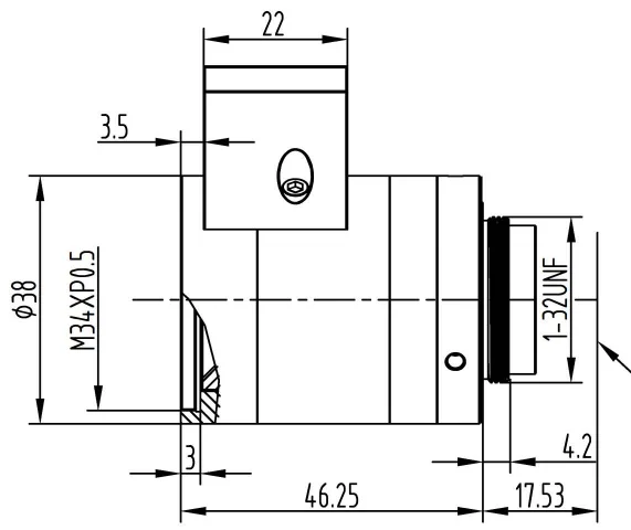 35 mm, 1.1", 10 MP, C-mount Liquid-Lens Autofocus Lens (LS-S11AF-L-3563-10M)